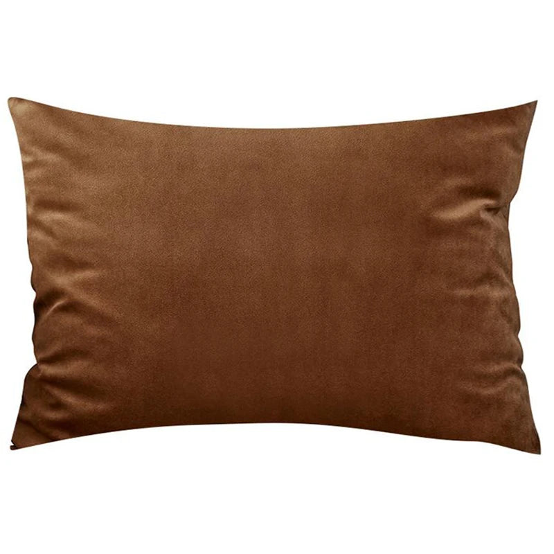 Classic Velvet Lumbar Cushion Cover