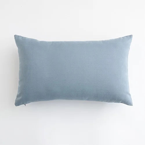 Sky Blue Check Cushion Cover