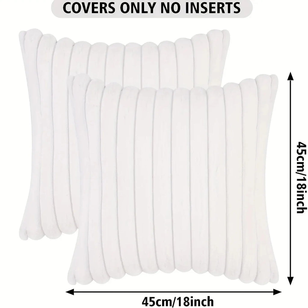 Wide Stripe Corduroy Cushion Cover