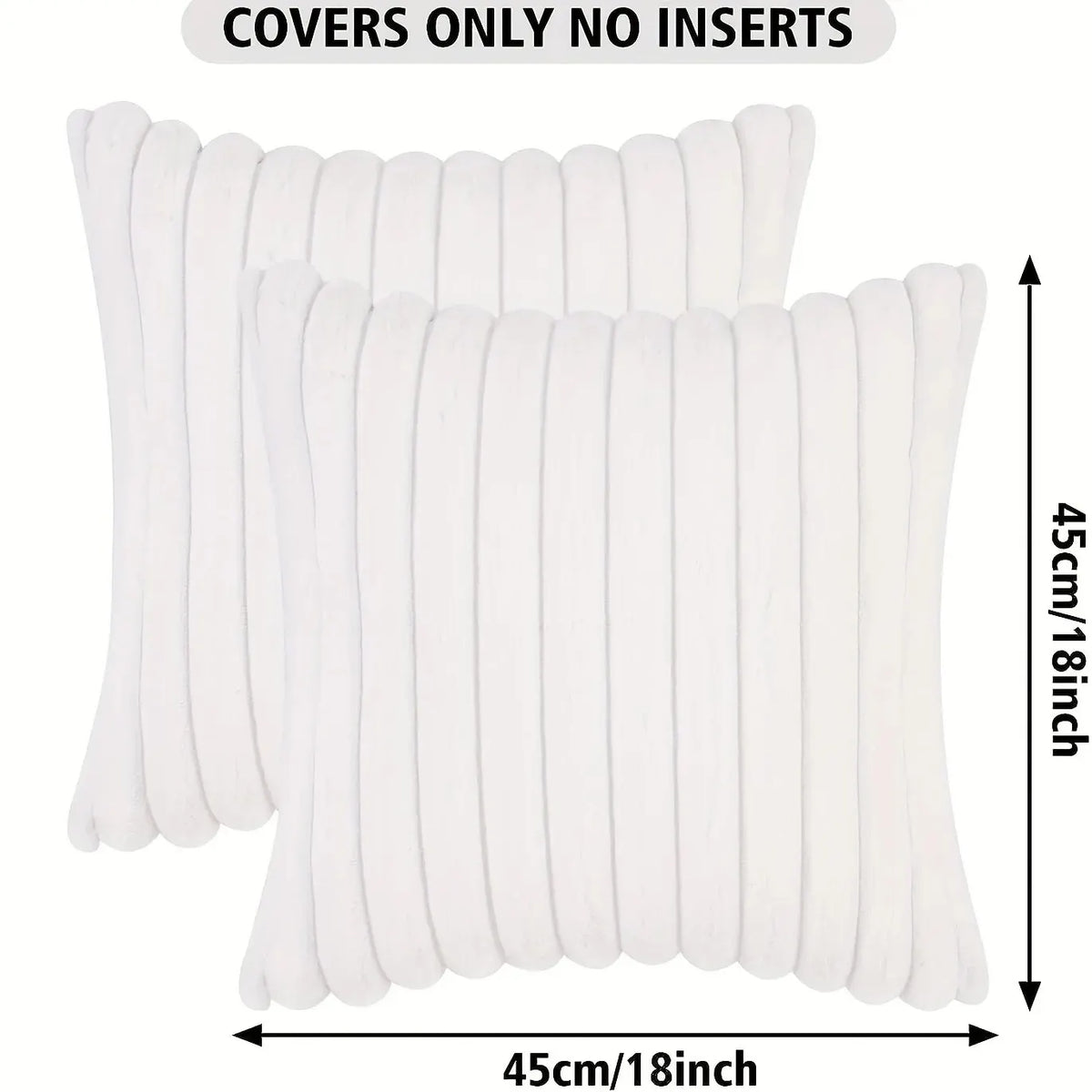Wide Stripe Corduroy Cushion Cover