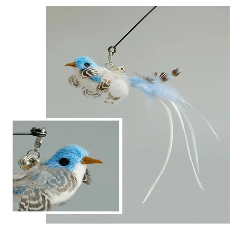 Feather & Bell Cat Teaser Replacement Head