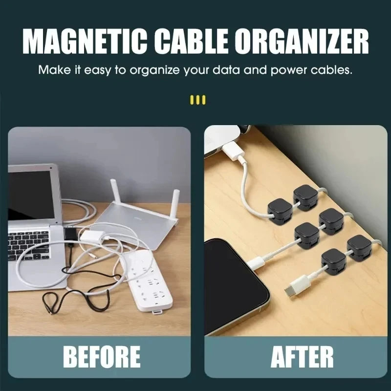 Magnetic Desk Cable Clips