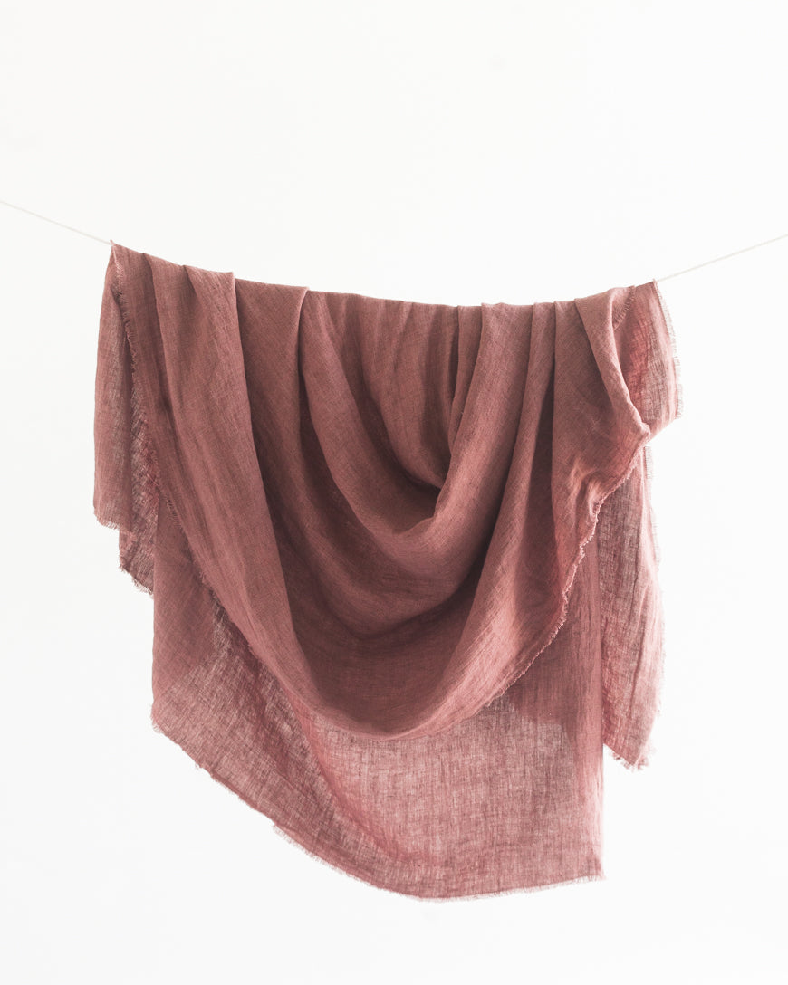 Stonewashed Linen Tablecloth | 213 × 152 cm
