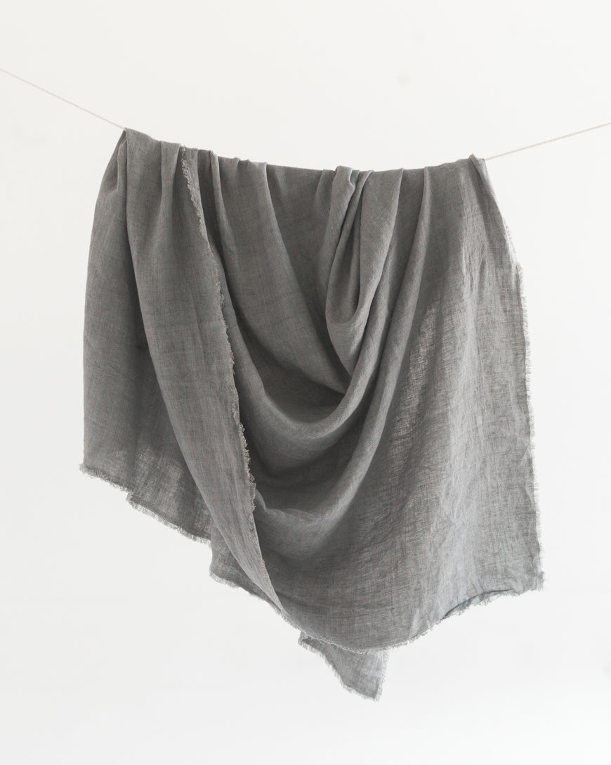 Stonewashed Linen Tablecloth | 213 × 152 cm