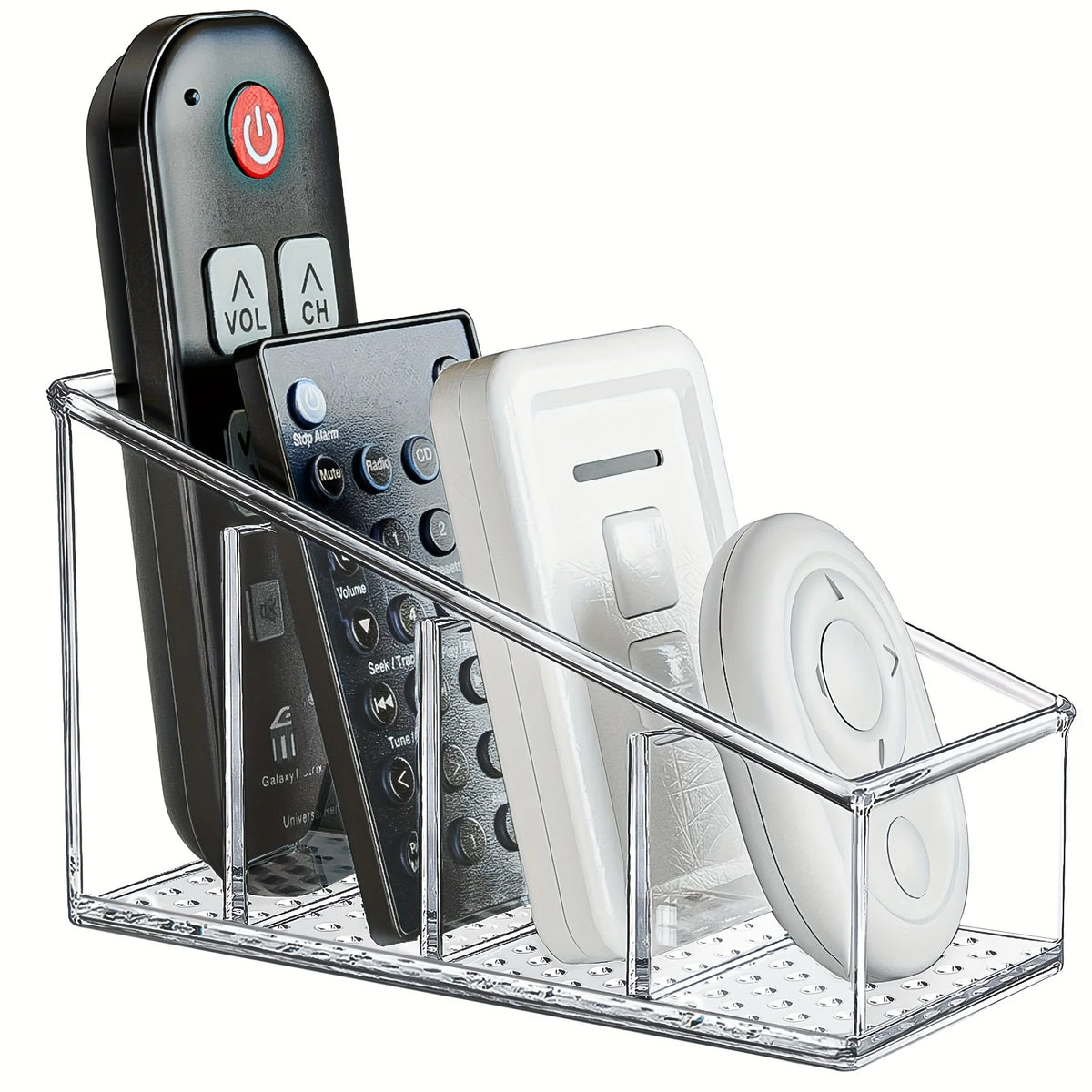 Clear Desktop Organiser — Four Compartments