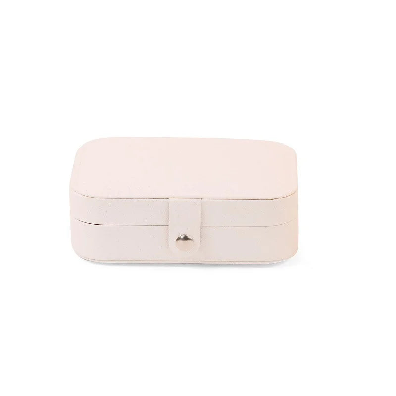 Velvet-Lined Travel Jewellery Case