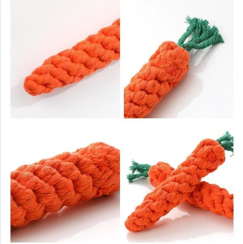Carrot Rope Dog Toy
