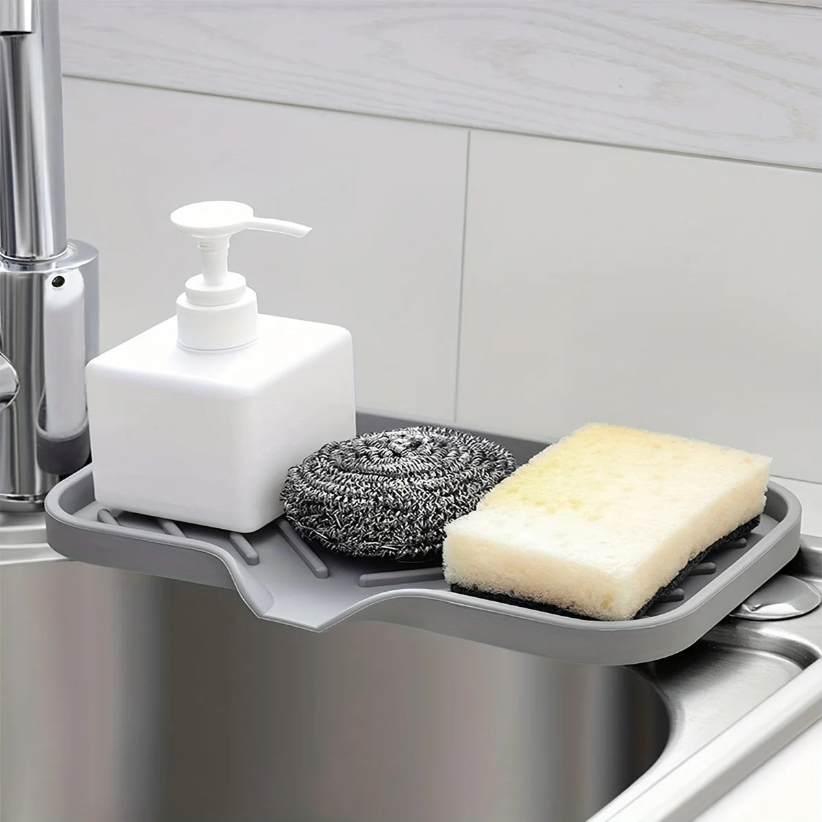 Silicone Sink Draining Tray