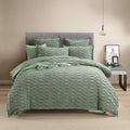 Harper Quilt Cover Set Jacquard Juniper