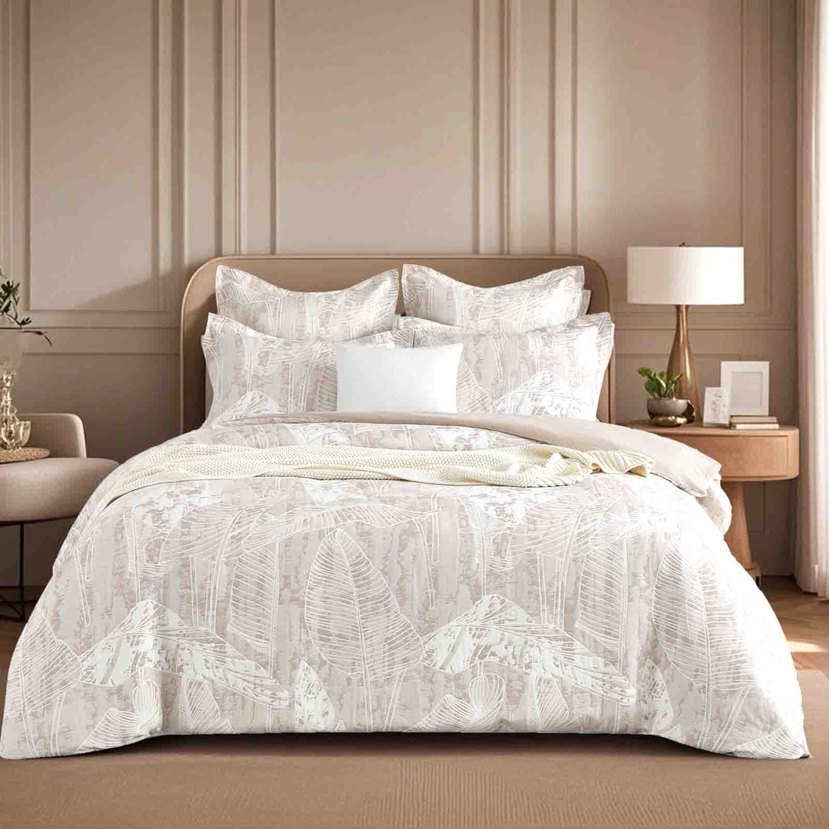 Panache Quilt Cover Set Wood