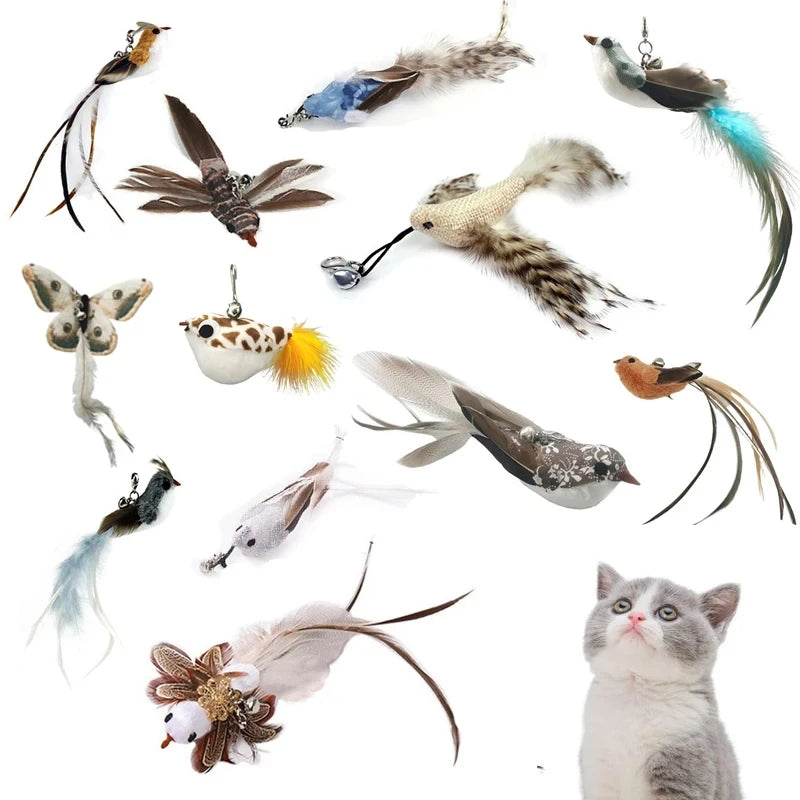 Feather & Bell Cat Teaser Replacement Head