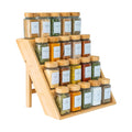 3 Tier Bamboo Spice Rack Countertop Organiser