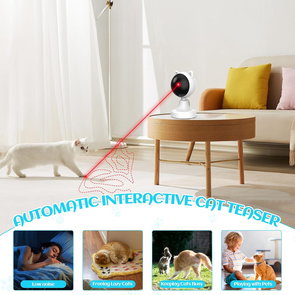 Interactive Laser Toy for Cats with Adjustable Angle