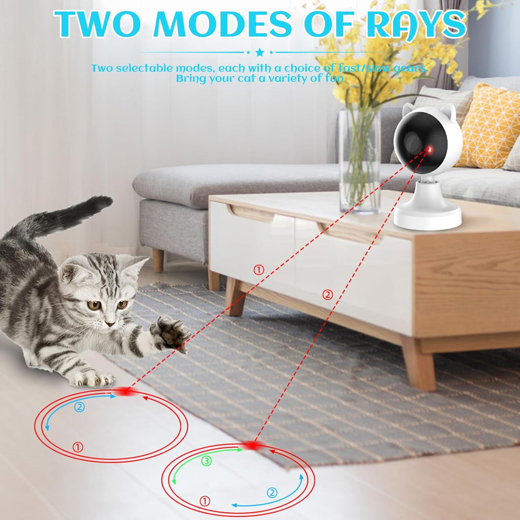 Interactive Laser Toy for Cats with Adjustable Angle