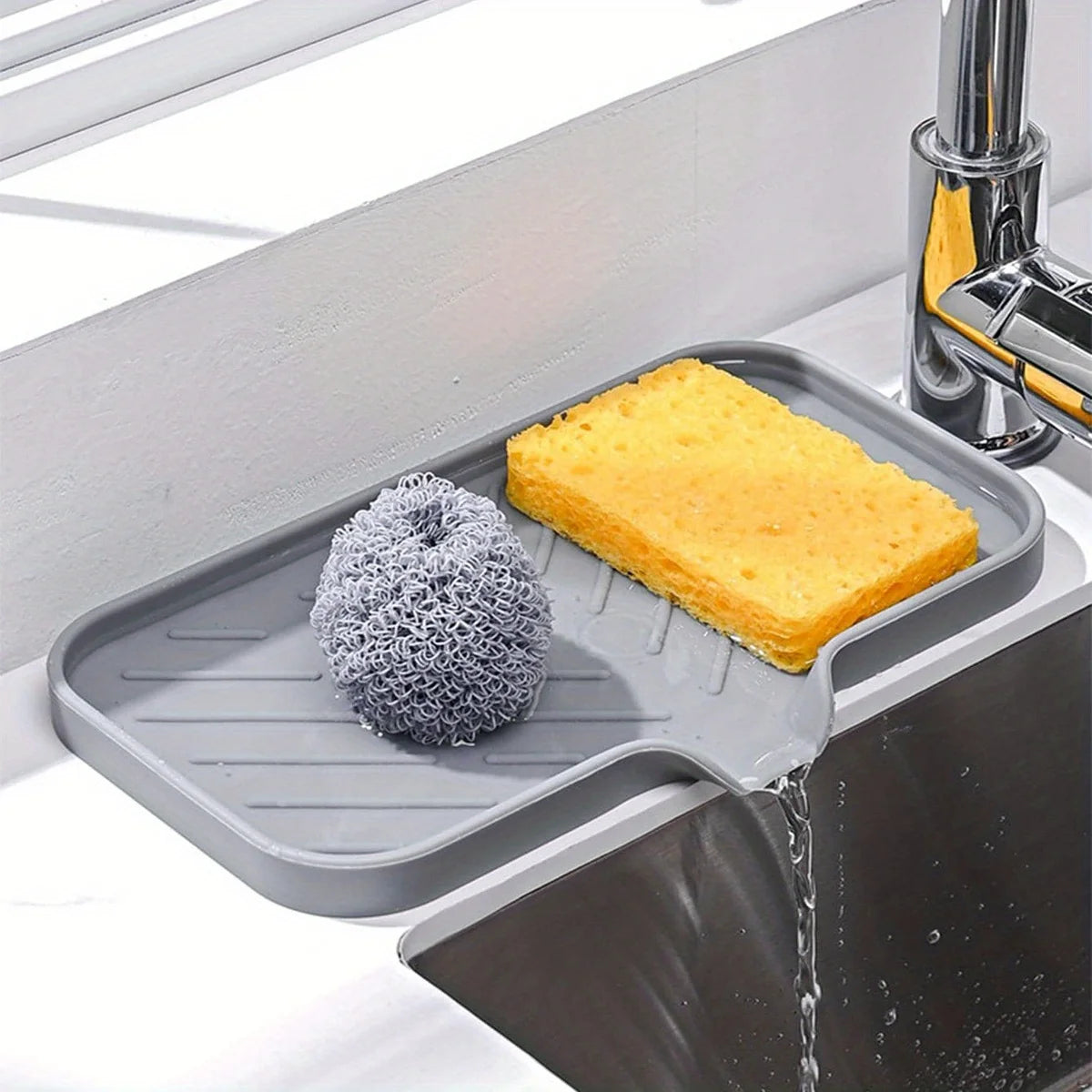 Silicone Sink Draining Tray