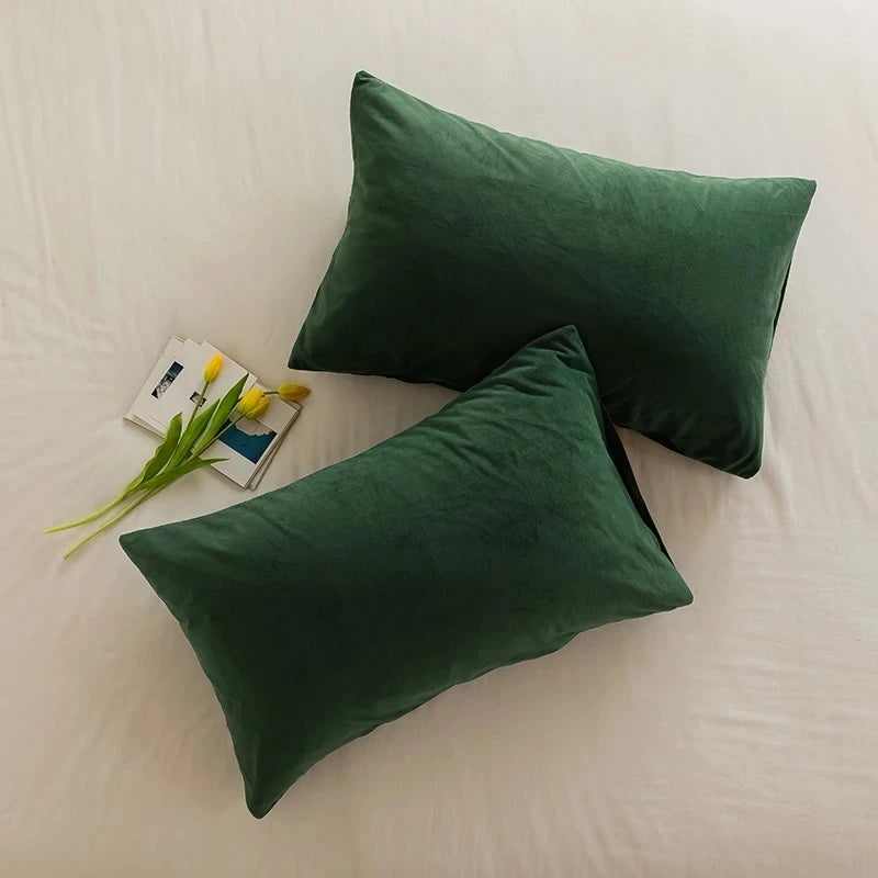 Classic Velvet Lumbar Cushion Cover