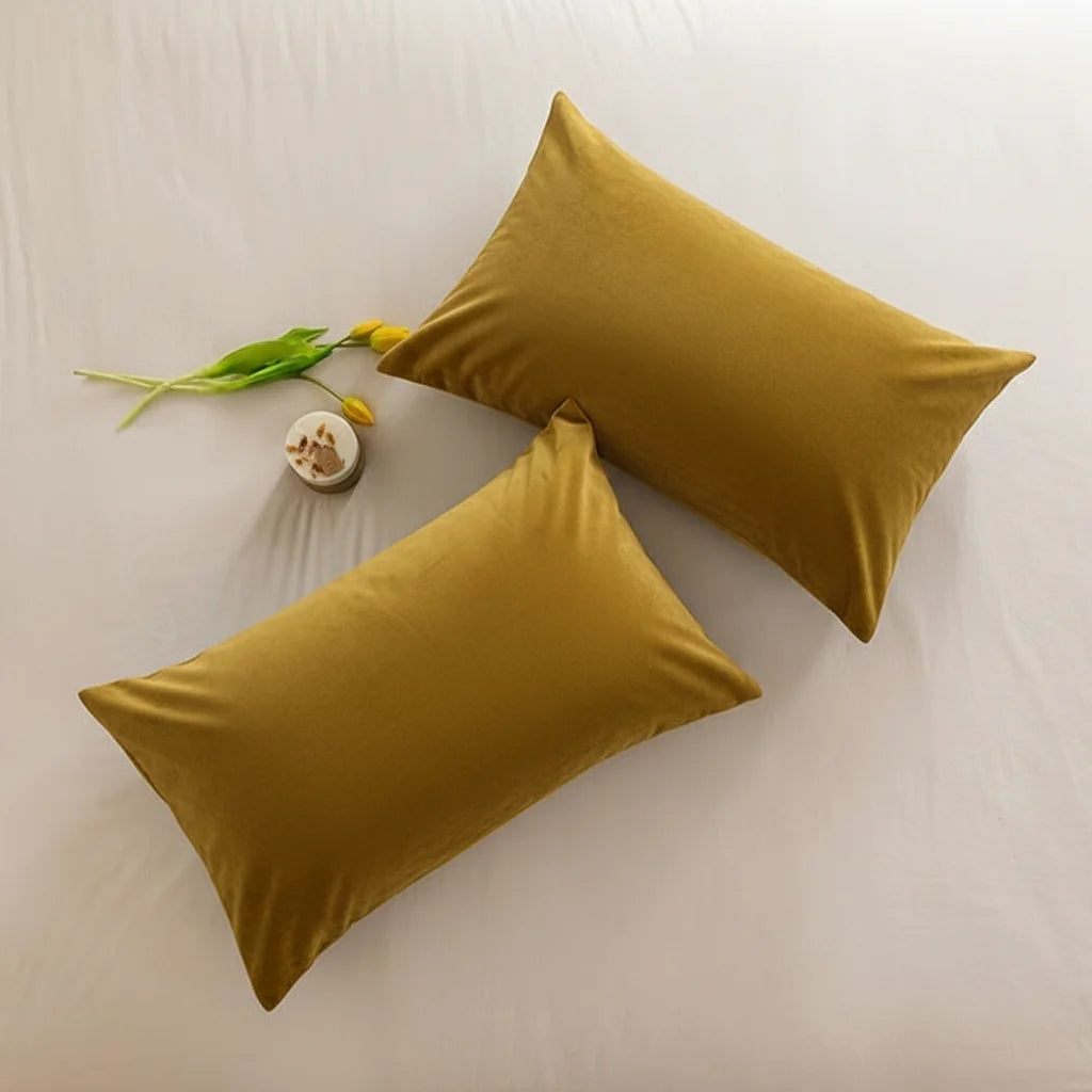 Classic Velvet Lumbar Cushion Cover