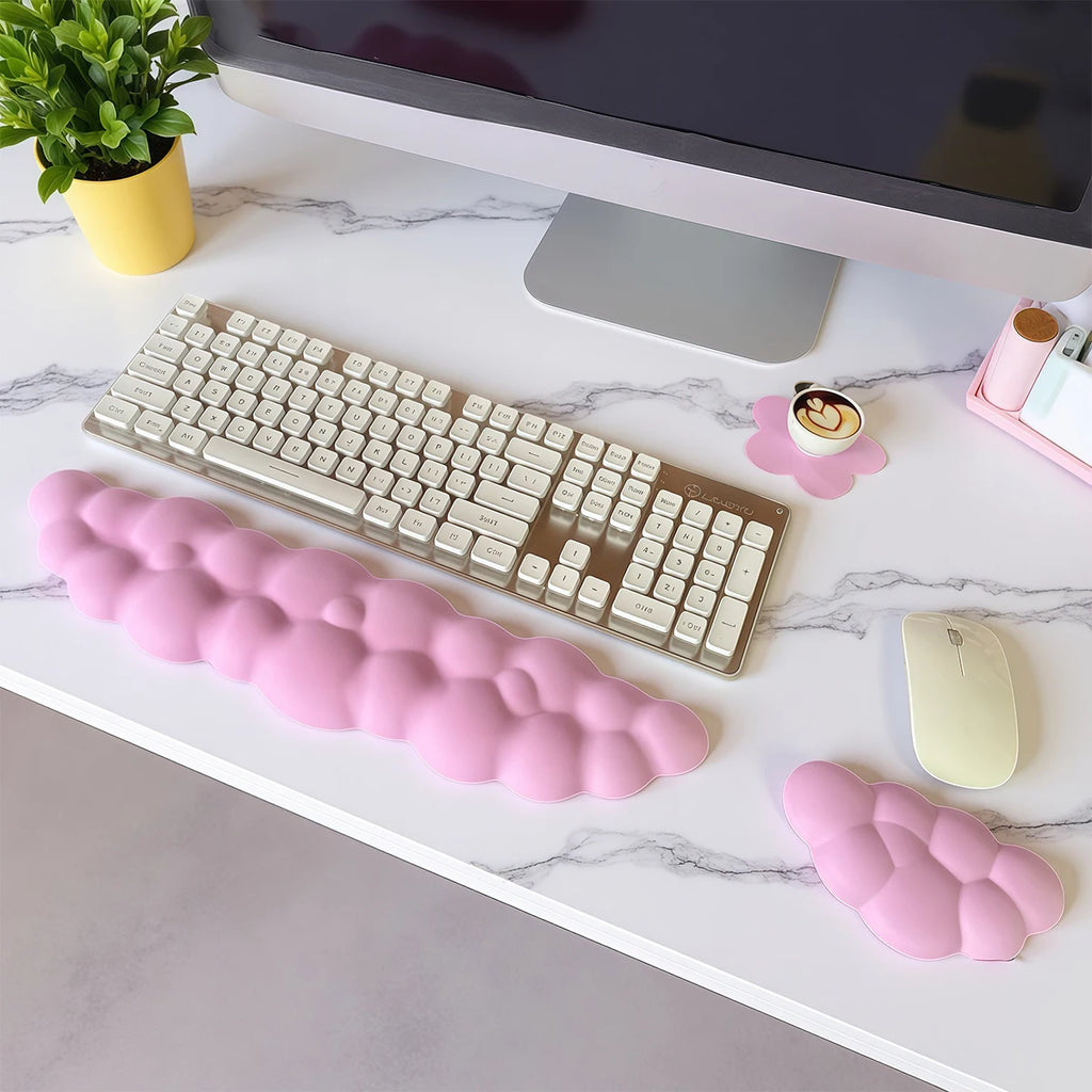 Cloud Desk Wrist Rest Set | Three Pieces