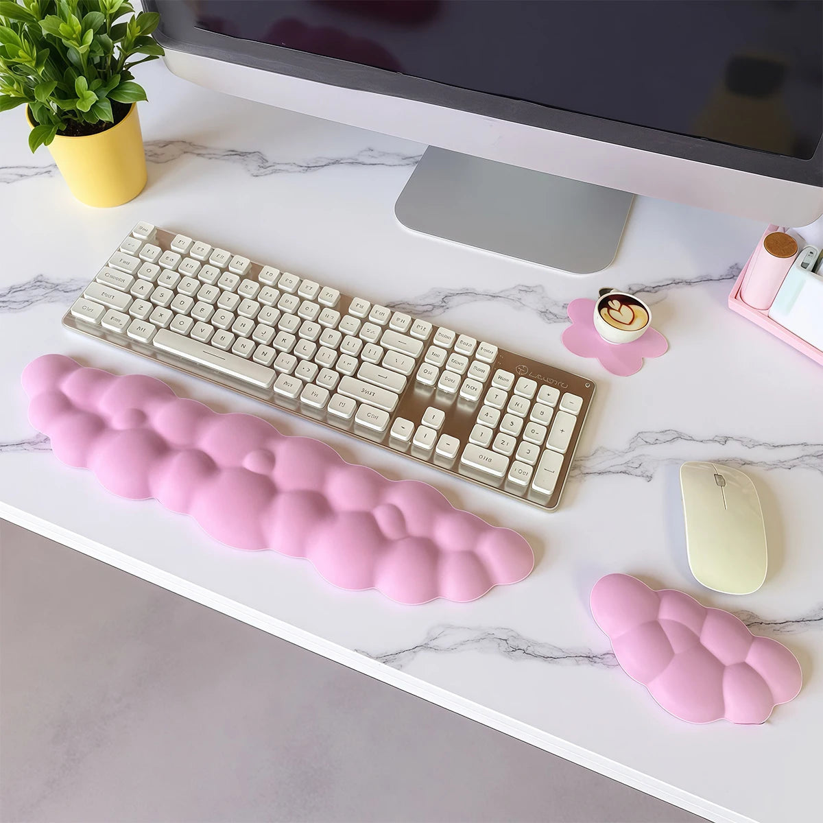 Cloud Desk Wrist Rest Set | Three Pieces