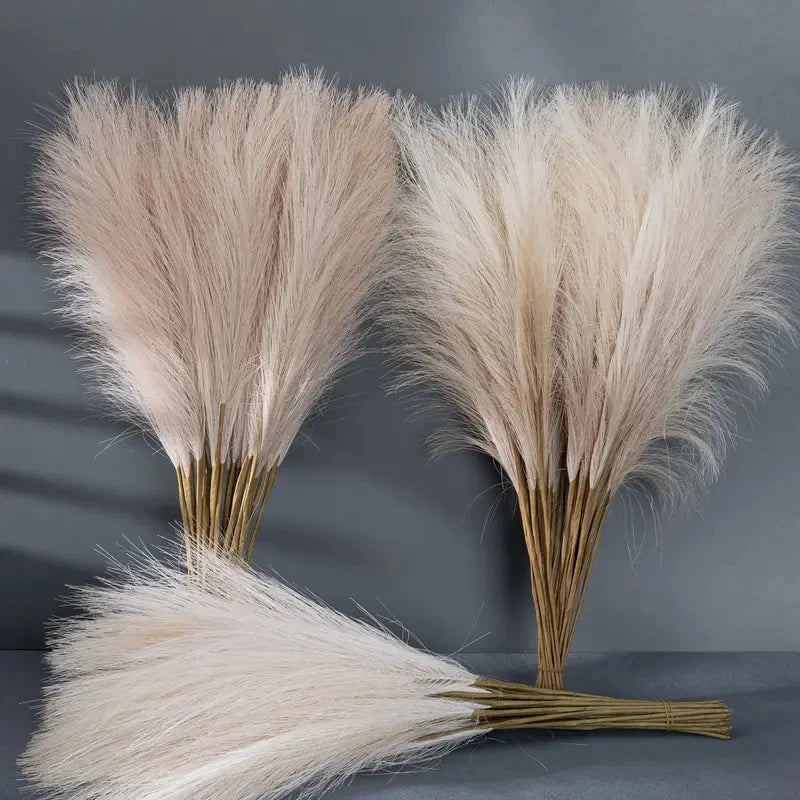Soft Faux Pampas Stems