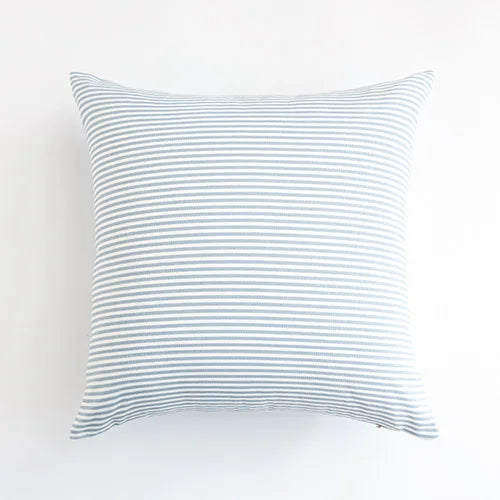 Sky Blue Check Cushion Cover