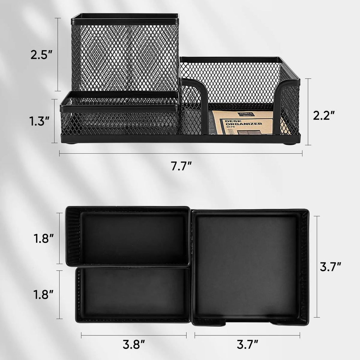 Black Mesh Desk Caddy