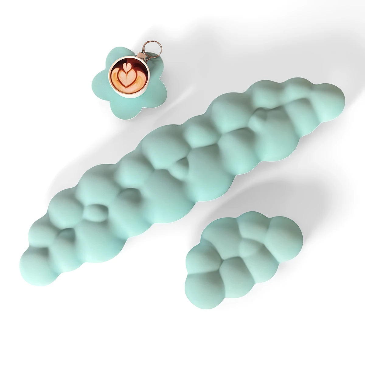 Cloud Desk Wrist Rest Set | Three Pieces