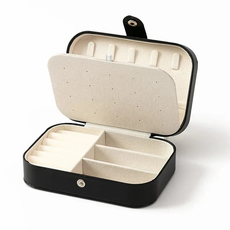 Velvet-Lined Travel Jewellery Case