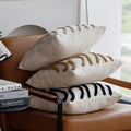 Geometric Chenille Cushion Cover