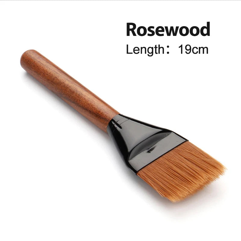 Timber-Handle Coffee Grinder Brush