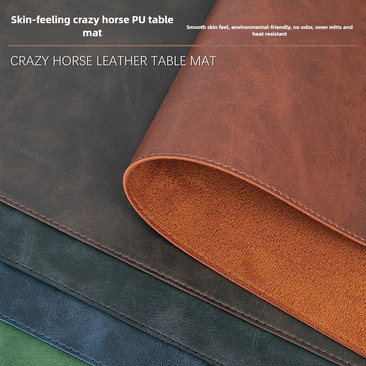 Everyday Leather-Look Desk Mat