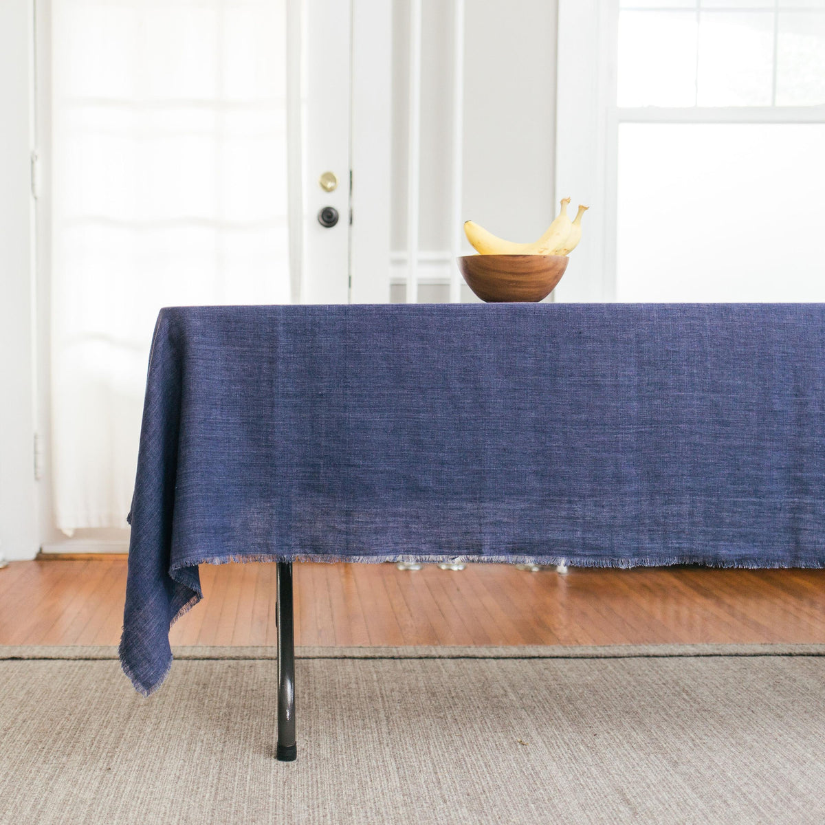 Stonewashed Linen Tablecloth | 213 × 152 cm