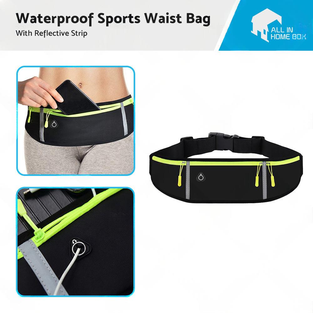 Reflective Running Belt | Phone & Key Pockets