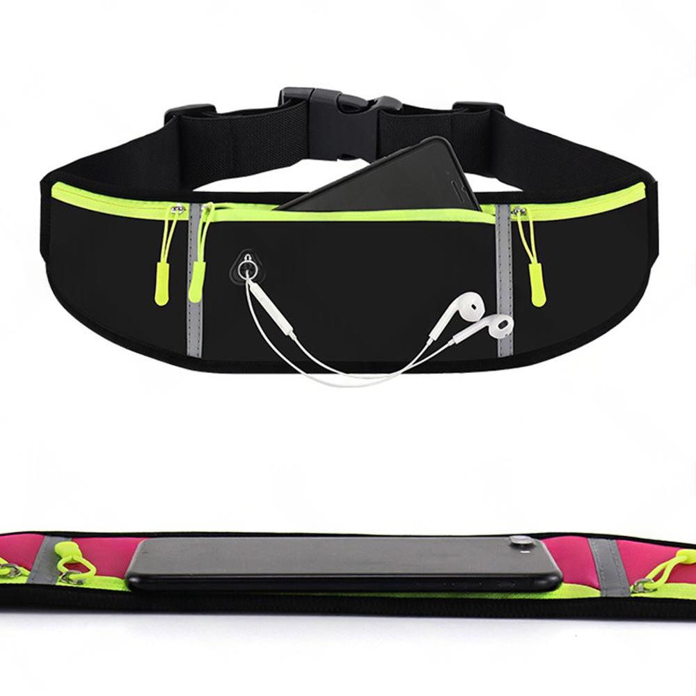 Reflective Running Belt | Phone & Key Pockets