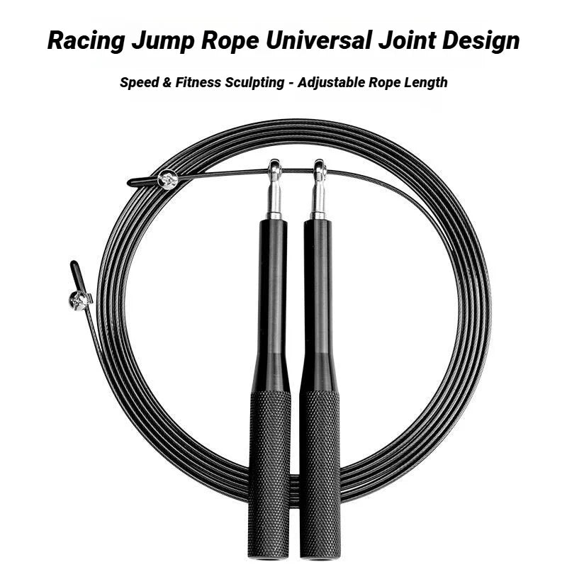 Adjustable Alloy-Handle Skipping Rope