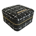 Tweed Travel Jewellery Case | Khaki