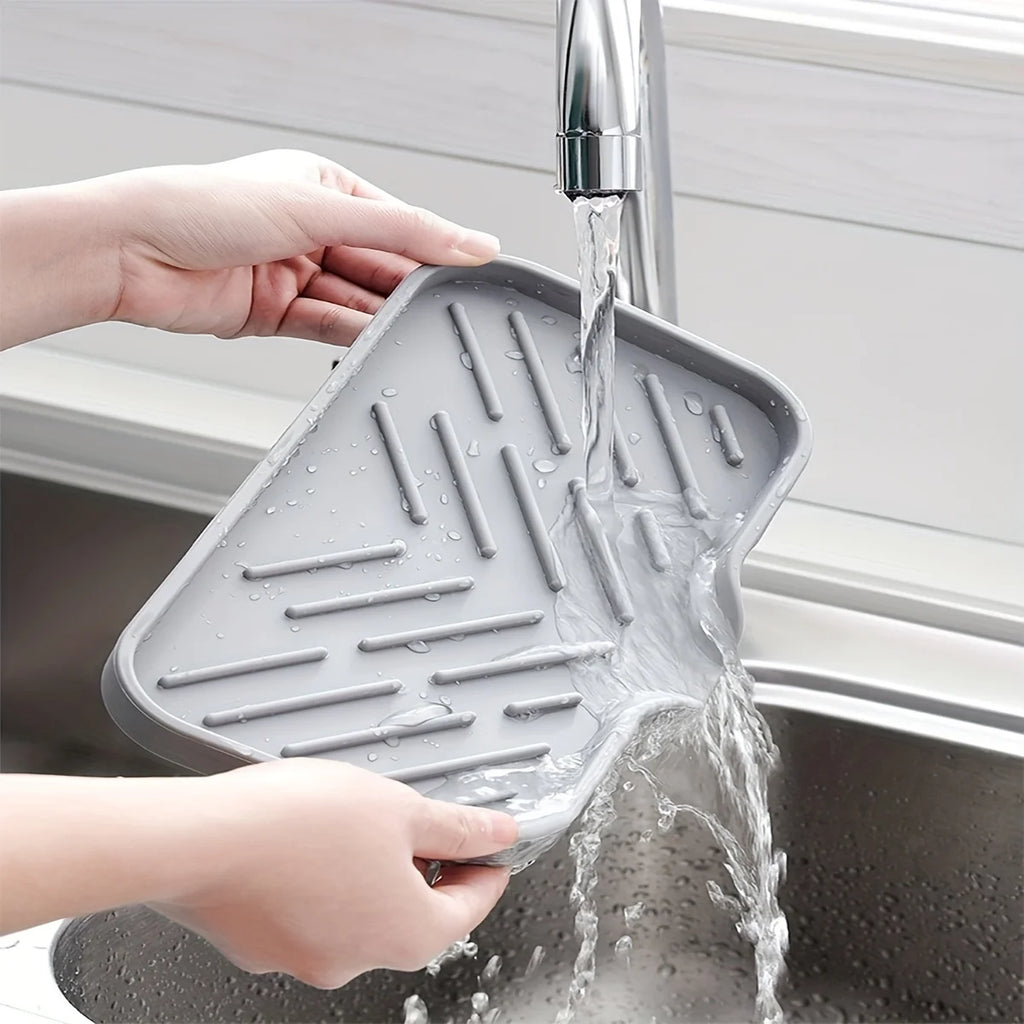 Silicone Sink Draining Tray