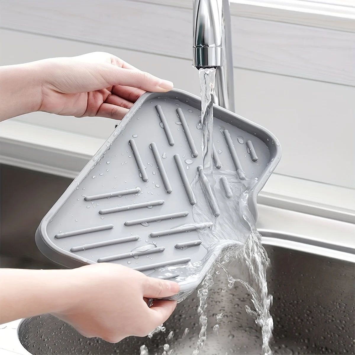 Silicone Sink Draining Tray
