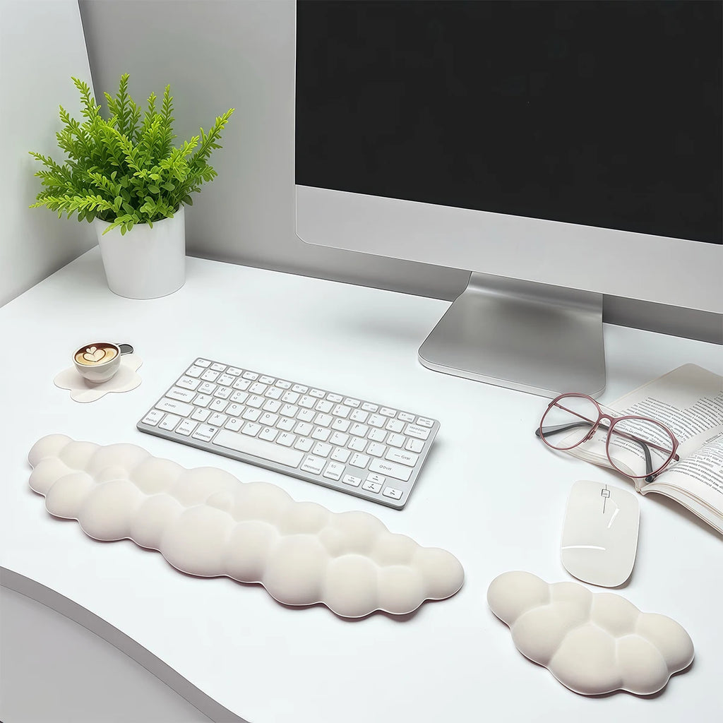 Cloud Desk Wrist Rest Set | Three Pieces