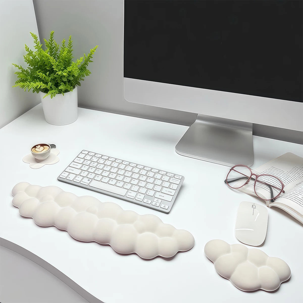 Cloud Desk Wrist Rest Set | Three Pieces