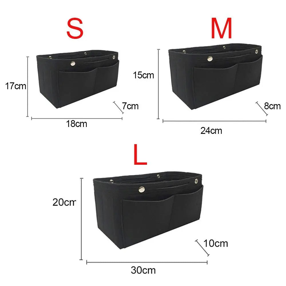 Felt Handbag Organiser Insert