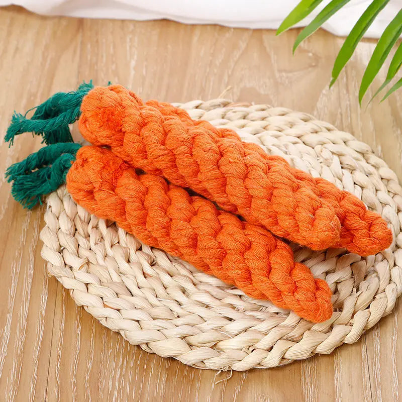 Carrot Rope Dog Toy