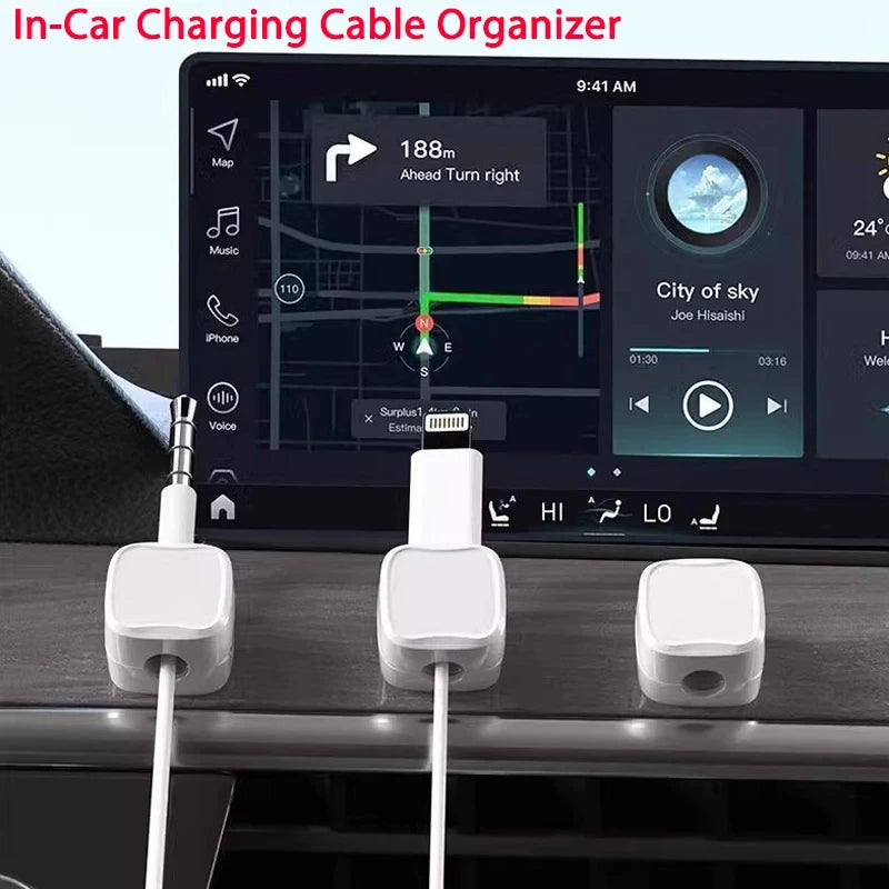 Magnetic Desk Cable Clips