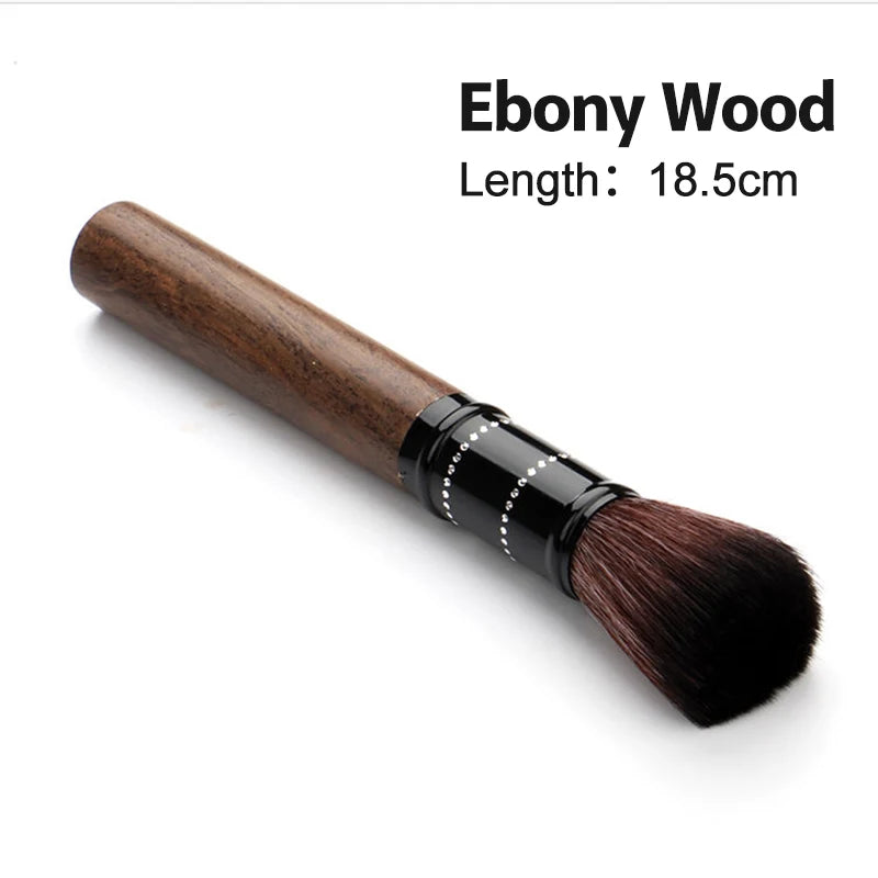 Timber-Handle Coffee Grinder Brush