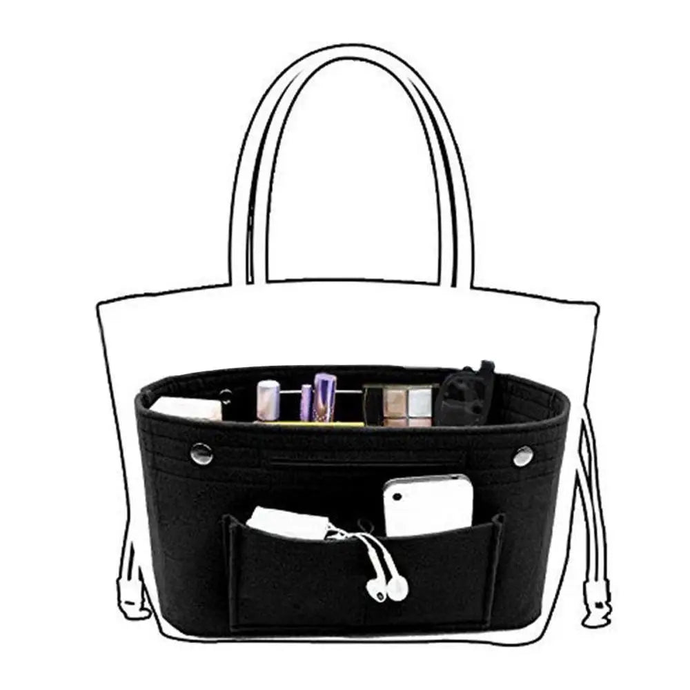 Felt Handbag Organiser Insert