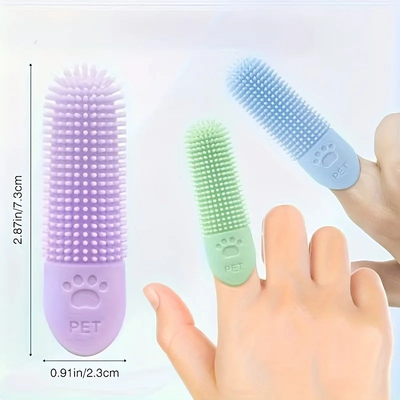 Silicone Pet Finger Toothbrush