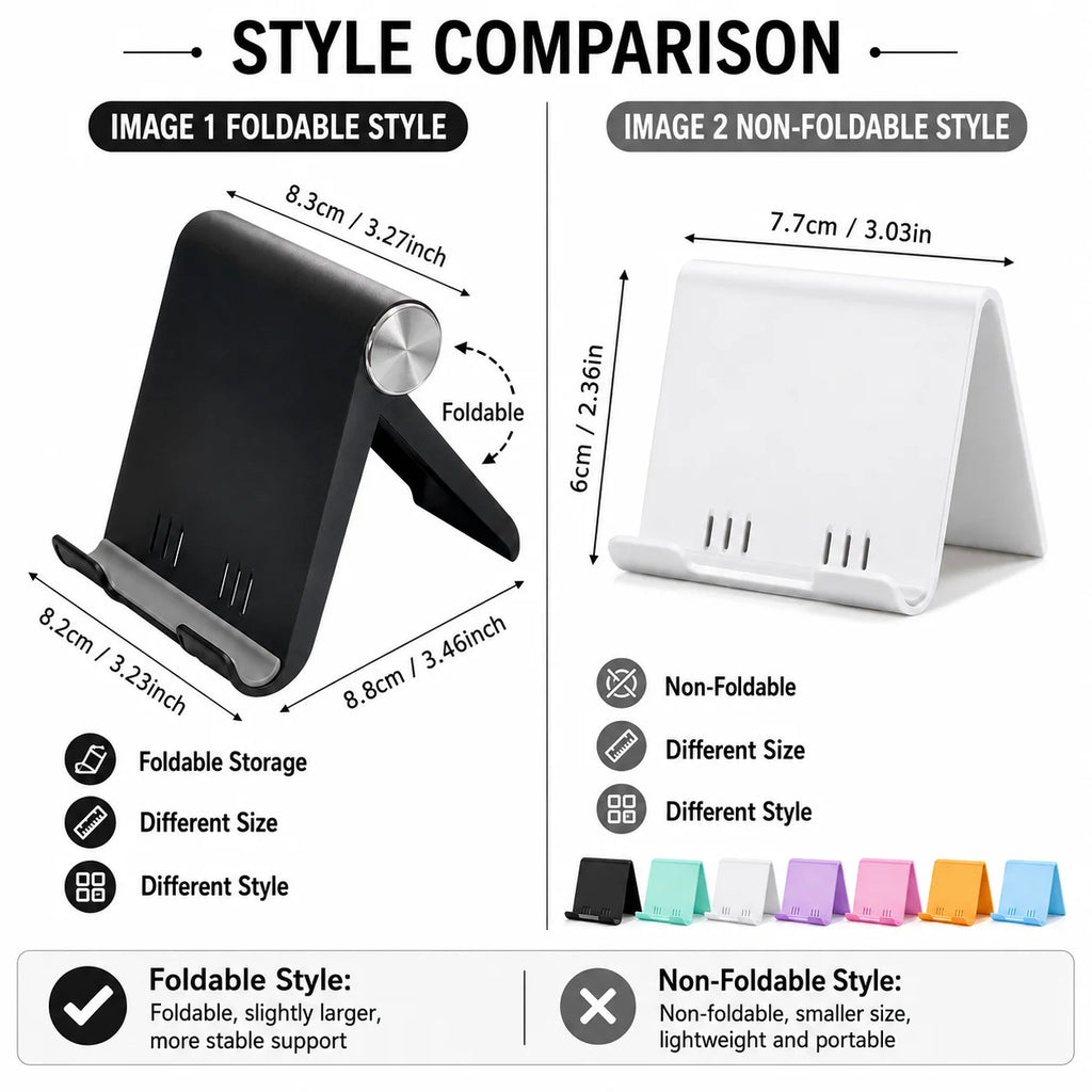 Foldable Desktop Phone Stand