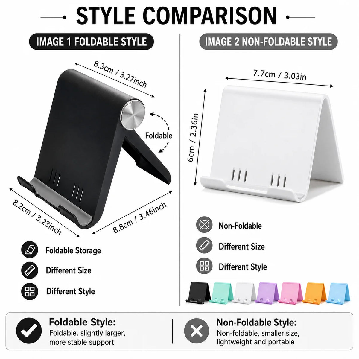 Foldable Desktop Phone Stand