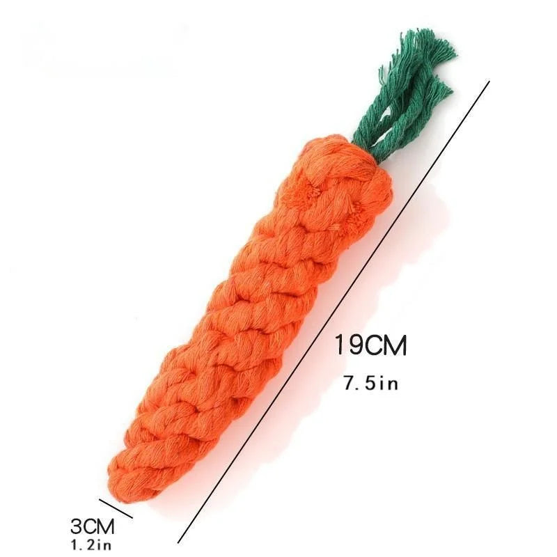 Carrot Rope Dog Toy