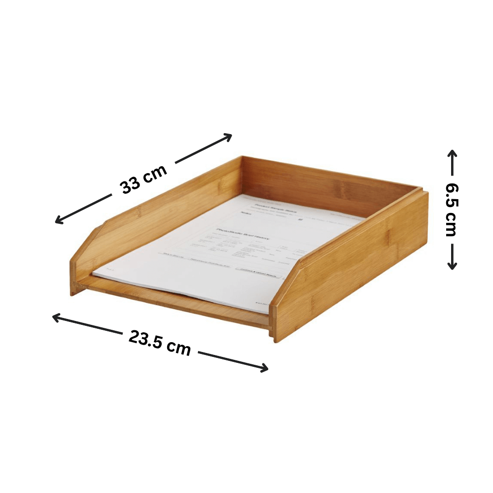Bamboo Document Tray | Natural